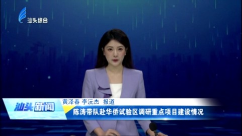 陈涛带队赴华侨试验区调研重点项目建设情况